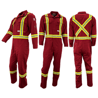 Atlas Guardian® Mens AR/FR Red Coveralls 1072RD