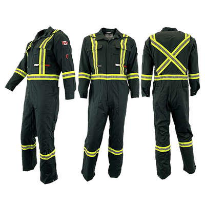 Atlas Guardian® Mens AR/FR Green Coveralls 1072GN