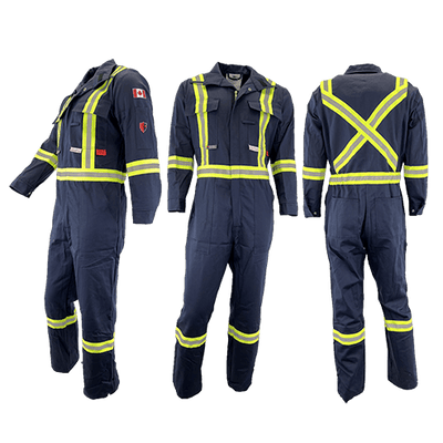 Atlas Guardian® Mens AR/FR Navy Blue Coveralls 1072NB