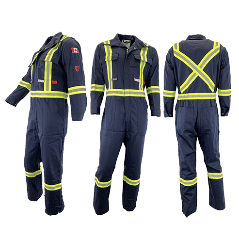 Atlas Guardian® Mens AR/FR Navy Blue Coveralls 1072NB