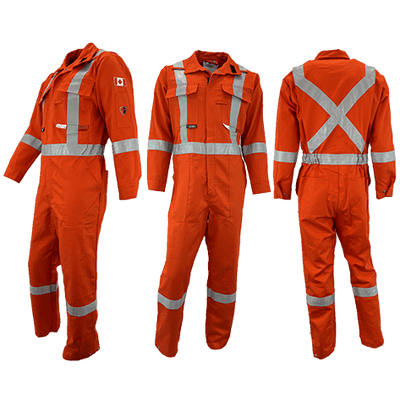 Atlas Guardian® Mens AR/FR Orange Coveralls 1072OR