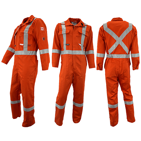 Atlas Guardian® Mens AR/FR Orange Coveralls 1072OR