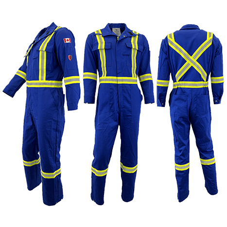 Atlas Guardian® Mens AR/FR Royal Blue Coveralls 1072RB