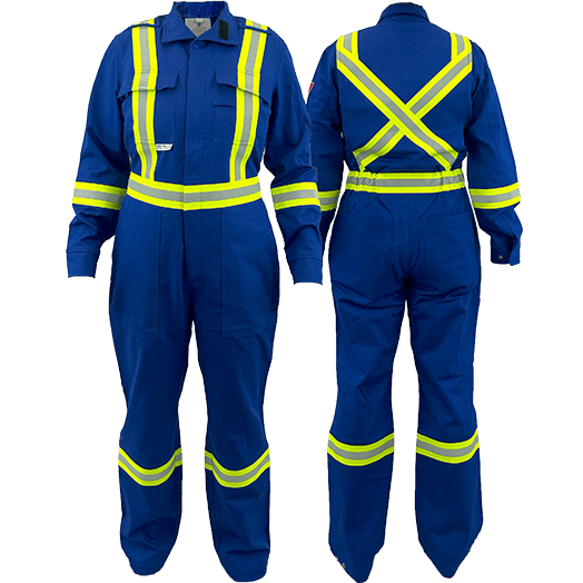 Atlas Guardian® Women's AR/FR Royal Blue 2" Stripe Coveralls 1172RB