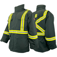 Atlas Guardian® Mens AR/FR Green Insulated Parkas 2191GN