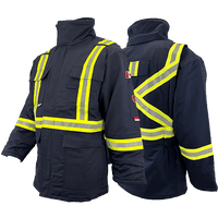 Atlas Guardian® Mens AR/FR Navy Blue Insulated Parkas 2191NB