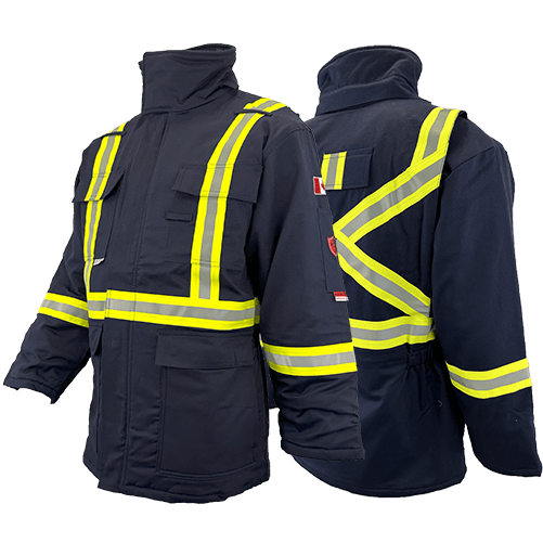 Atlas Guardian® Mens AR/FR Navy Blue Insulated Parkas 2191NB