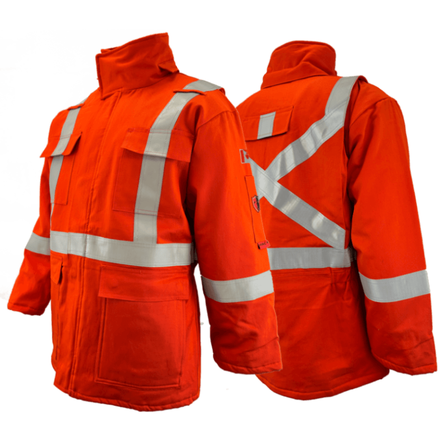 Atlas Guardian® Mens AR/FR Orange Insulated Parkas 2191OR
