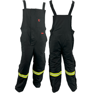 Atlas Guardian® Mens AR/FR Black Insulated Bib Overalls 2192BLK