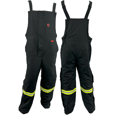 Atlas Guardian® Mens AR/FR Black Insulated Bib Overalls 2192BLK