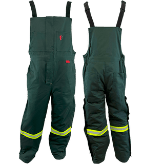 Atlas Guardian® Mens AR/FR Green Insulated Bib Overalls 2192GN