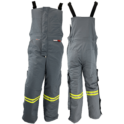 Atlas Guardian® Mens AR/FR Grey Insulated Bib Overalls 2192GR