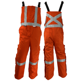 Atlas Guardian® Mens AR/FR Orange Insulated Bib Overalls 2192OR