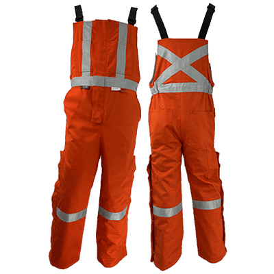 Atlas Guardian® Mens AR/FR Orange Insulated Bib Overalls 2192OR