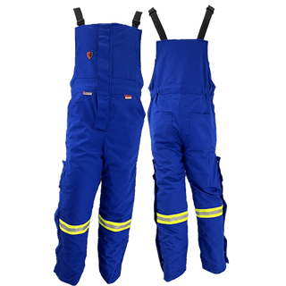 Atlas Guardian® Mens AR/FR Royal Blue Insulated Bib Overalls 2192RB