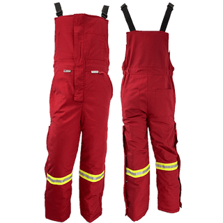 Atlas Guardian® Mens AR/FR Red Insulated Bib Overalls 2192RD