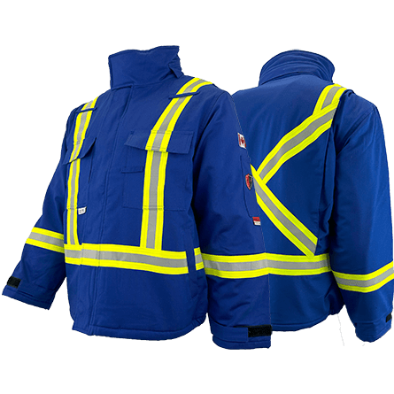 Atlas Guardian® Mens AR/FR Royal Blue Bomber Jacket 2193RB