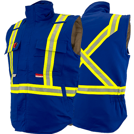 Atlas Guardian AR/FR Men's Royal Blue Bomber Vests 2194RB