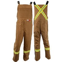 Atlas Guardian® Mens AR/FR Brown Duck Bib Overalls 3072BD