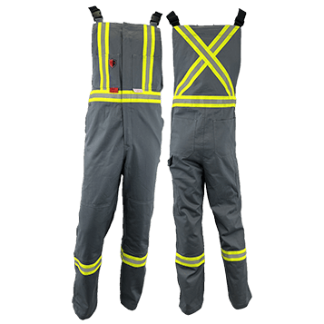 Atlas Guardian® Mens AR/FR Grey Bib Overalls 3072GR