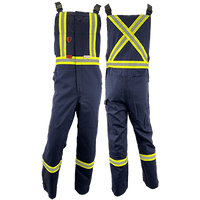 Atlas Guardian® Mens AR/FR Navy Bib Overalls 3072NB