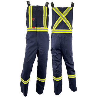 Atlas Guardian® Mens AR/FR Navy Bib Overalls 3072NB
