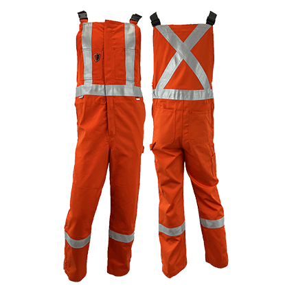 Atlas Guardian® Mens AR/FR Orange Bib Overalls 3072OR