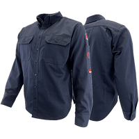 Atlas AR/FR Men's Navy 88/12 Work Shirt 404NB