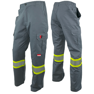 Atlas AR/FR Men's Grey Cargo Pants with 4