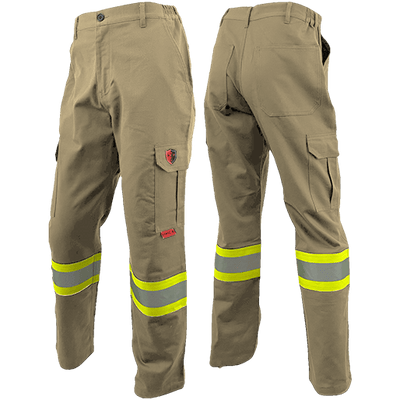 Atlas AR/FR Men's Khaki Cargo Pants with 4