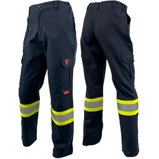 Atlas AR/FR Men's Navy Cargo Pants with 4