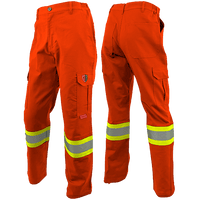 Atlas AR/FR Men's Oranage Cargo Pants with 4
